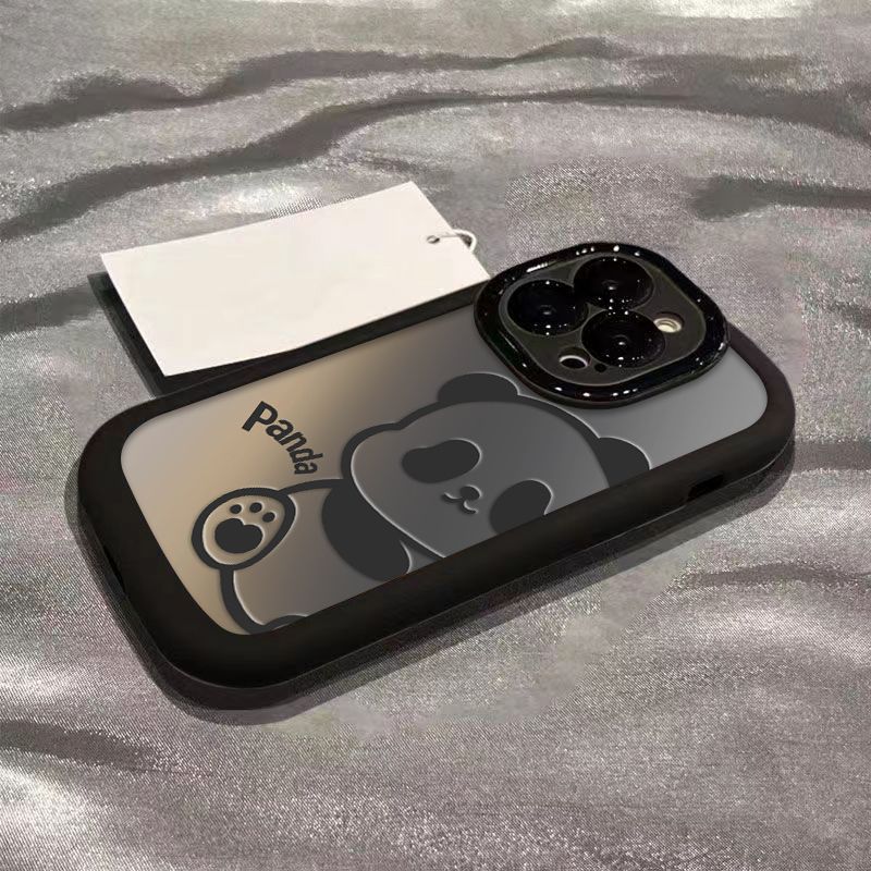 "Trendige Gradient Panda iPhone Hülle, Stoßfest, Anti-Fall & Kratzfest - Kompatibel mit allen iPhone Modellen"