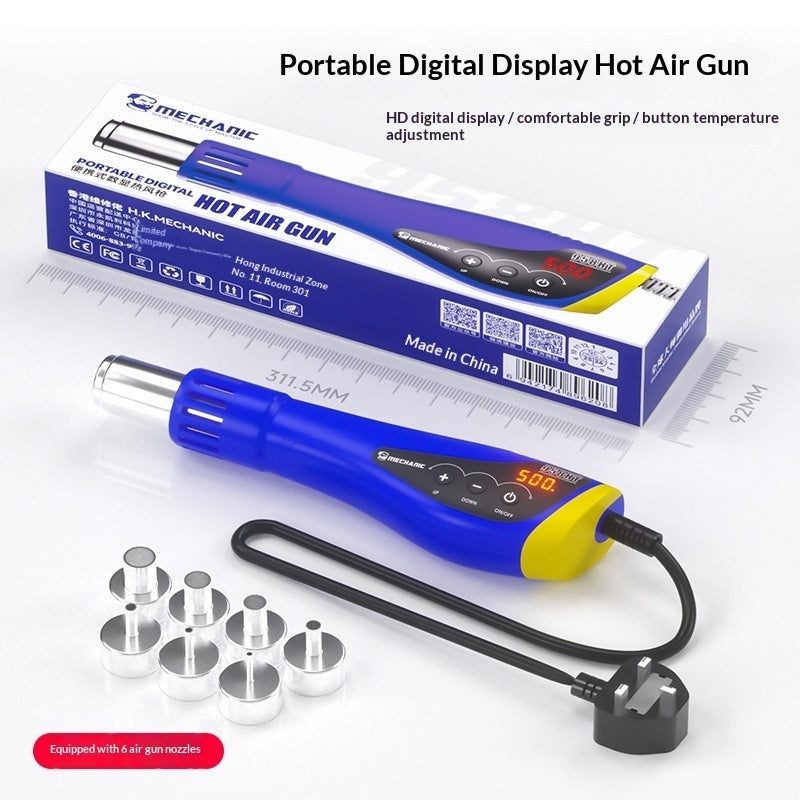 Small Hand-held Temperature-adjustable Electric Plastic Film Blower