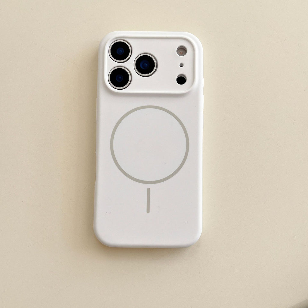 "Präzisionsgeschnittene Vollabdeckung Silikon Handyhülle mit Magnetverschluss - Stoßfest, Kratzfest für iPhone 17 Modelle"