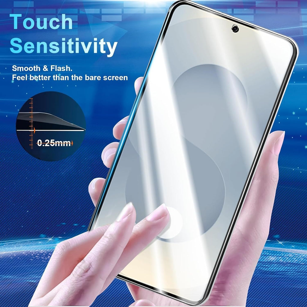 "Premium Gehärtetes Glas für Samsung S26 Serie - Volle Bildschirm-Privatsphäre, Anti-Spion, HD, Anti-Fingerabdruck - 1/2/3er Pack"