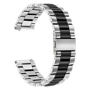 "Vielseitige Edelstahl Armbanduhr mit Drei-Perlen-Stahlband in Verschiedenen Farben - 20mm Interface Größe"
