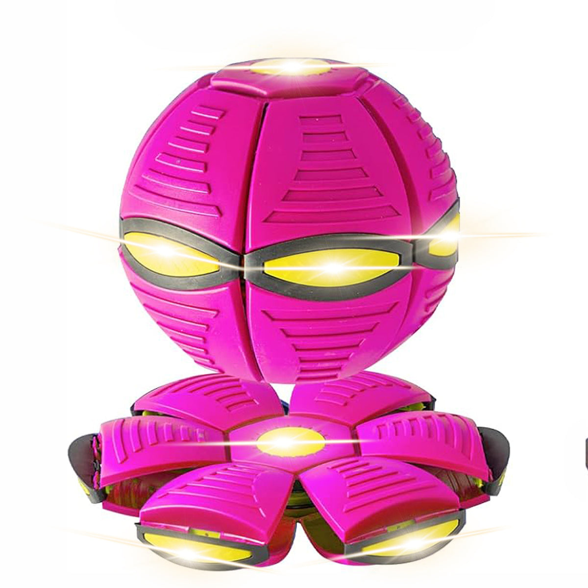 "Interaktives UFO-Haustierspielzeug: Robuster Flugball für Hunde, Leuchtender Magic Ball, Outdoor-Spaß & Training, Ideal für Kinder und Hunde, Perfektes Geschenk"