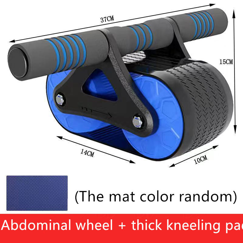 "Premium Doppelrad Bauchtrainer für Männer & Frauen - Automatische Rückkehr Ab Roller, Fitnessgerät für Heimtraining und Gymnastik"