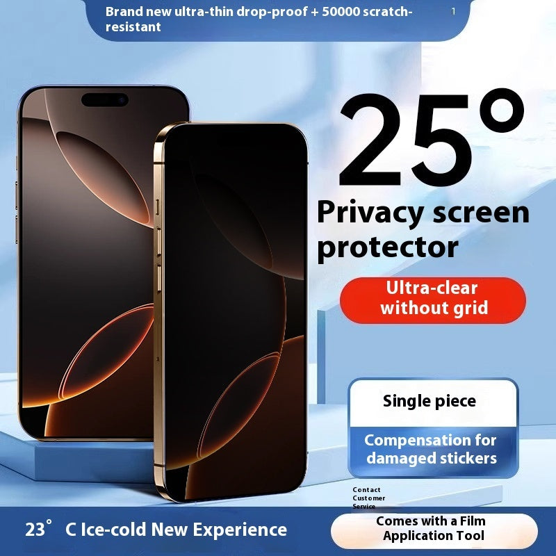 "Premium Importiertes AG Mattglas Schutzfolie für alle iPhone Modelle - Anti-Fingerabdruck, HDR Superklar, Augenschutz"