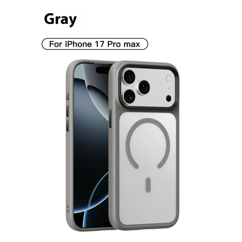 "Robuste Magnetische Handyhülle in Matt-Optik, Stoßfest und Fingerabdruckresistent für iPhone - Erhältlich in Vielfältigen Farben"