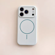 "Präzisionsgeschnittene Vollabdeckung Silikon Handyhülle mit Magnetverschluss - Stoßfest, Kratzfest für iPhone 17 Modelle"