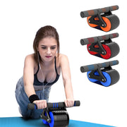 "Premium Doppelrad Bauchtrainer für Männer & Frauen - Automatische Rückkehr Ab Roller, Fitnessgerät für Heimtraining und Gymnastik"