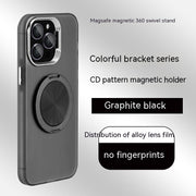 "Farbenfrohe 360° Drehbare Magnetische Handyhülle mit Klebehalterung und Legierungslinsenschutz für iPhone - Stoßfest, Wärmeableitung, Anti-Fall, Anti-Fingerabdruck"