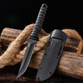 "Premium Outdoor-Multifunktionsmesser aus 9CR13 Stahl - Robustes Camping-Überlebensmesser mit ABS-Griff & Schutzscheide"