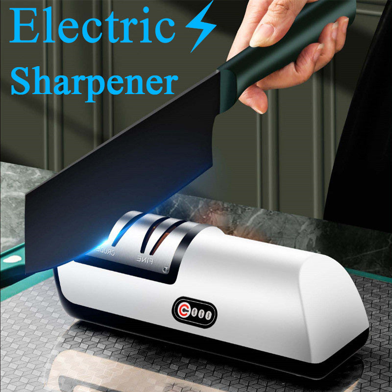 USB Wiederaufladbarer Elektrischer Messerschärfer – Automatisch & Einstellbar
