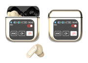 "Bluetooth Kabelloses Headset 54 mit ANC ENC Rauschunterdrückung - Lange Akkulaufzeit, Musikunterstützung, Digitales Display - Verschiedene Farben"