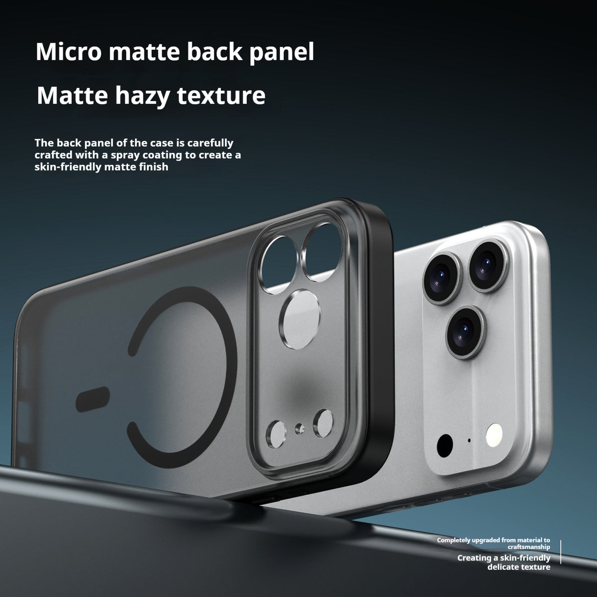 "Frosted Serie Hautfreundliche Weiche und Harte Kombination Schutzhülle für iPhone - Verschiedene Farben mit Magnetischer Saugfunktion"