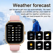 "Multifunktions-X46 Smartwatch mit drahtloser Anruffunktion - Wasserdicht, Herzfrequenz- und Schlafüberwachung, Bluetooth, Selfie-Steuerung"
