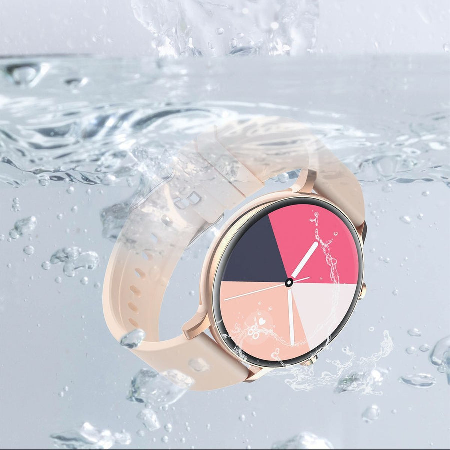 "Edelstahl Business Smartwatch mit Bluetooth Anruf, Herzfrequenzmonitor und Wasserdicht Funktion"