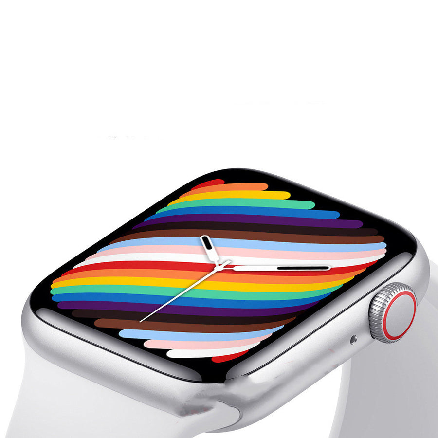 "Modische Bluetooth Anruf Smartwatch mit Split-Screen & Passwortschutz - Wasserdicht in Blau, Schwarz, Roségold, Weiß"