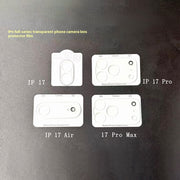 "Premium Gehärtetes Glas Linsenschutz für iPhone 17 Serie - Explosionssicher, Staubdicht und Vollbildschutz - Schwarz, Weiß und Gelb"