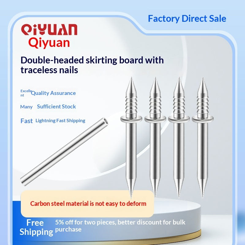 "Premium Hochkohlenstoffstahl Doppelseitige Nahtlose Kante Hornnägel - 50/100/200 Stück Pakete mit Installationswerkzeug"