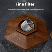Holz-Cocktail-Rauchmaschine mit Sechseck-Schale