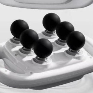 "Sechskopf-Massagepistole für tiefe Muskelentspannung - Leise, Mehrstufig, Typ-C Aufladung, 1500mAh Batterie"