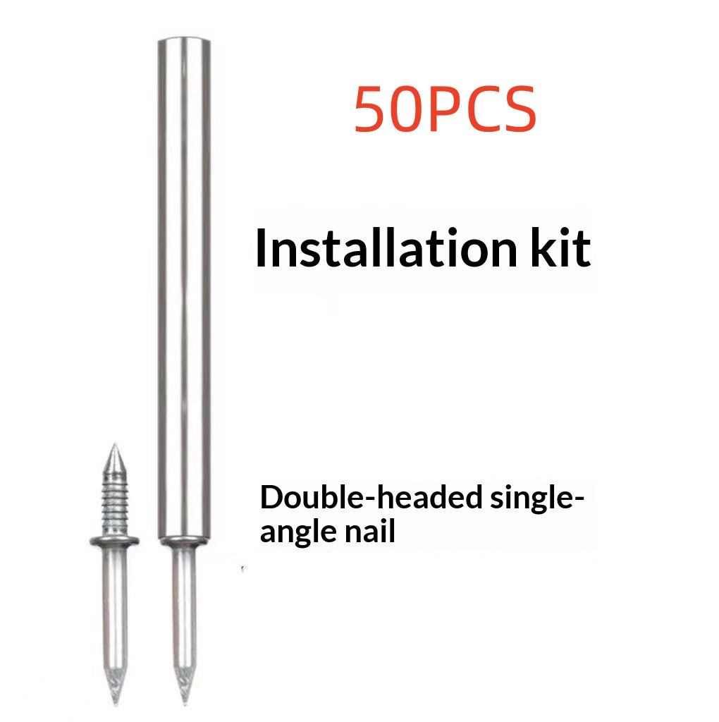 "Premium Hochkohlenstoffstahl Doppelseitige Nahtlose Kante Hornnägel - 50/100/200 Stück Pakete mit Installationswerkzeug"