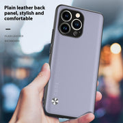 "Premium Kunstleder Schutzhülle für Apple iPhone - Stoßfest & Hitzeableitend - In Vielfältigen Farben und Stilen"