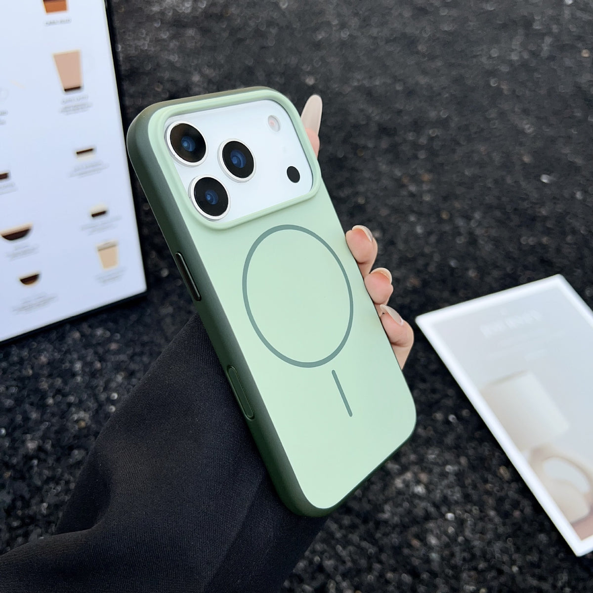 "17-in-1 AI Fotografie-Tasten Handyhülle, Magnetisch, Schutz & Stilvoll, Kompatibel mit Apple, Verschiedene Farben"