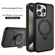 "Robuste Magnetische Drehbare Handyhülle mit Standfunktion - Stoßfest, Kratzfest, Abdrucksicher, Kompatibel mit iPhone"