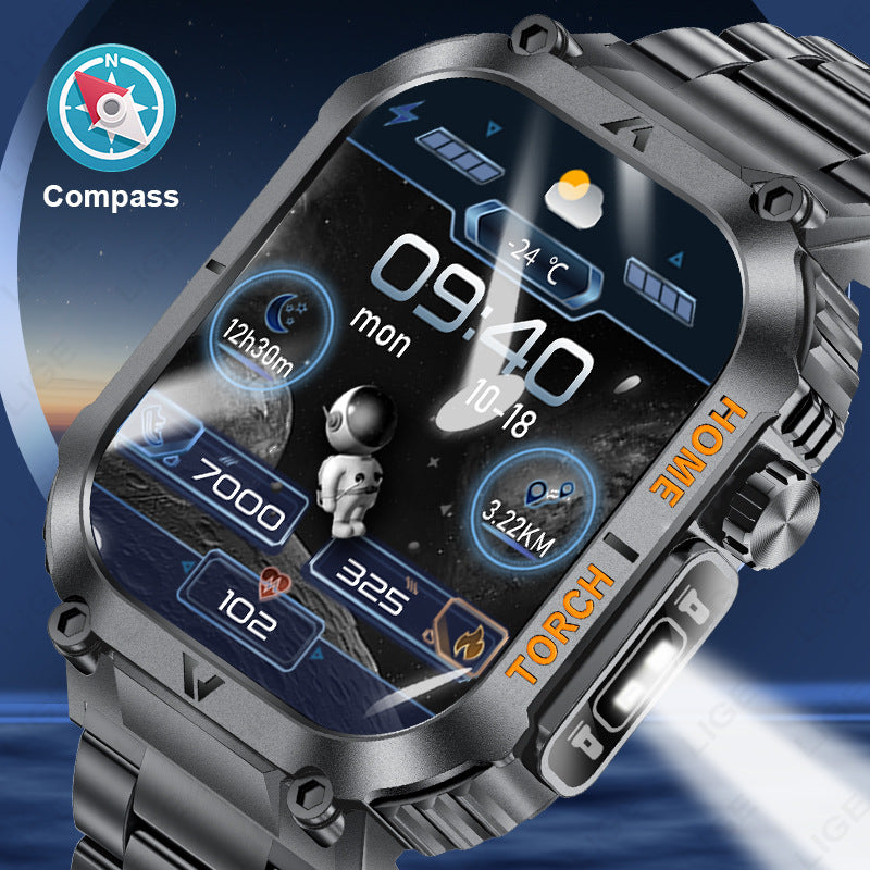 "Multifunktionaler Gesundheitsmonitoring Smartwatch - Blutdruckmessung, Herzfrequenz, Schlafüberwachung und mehr - Wasserdicht und Bluetooth-fähig"