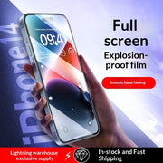"Premium Gehärtetem Glas Displayschutz mit Sturz- und Privatsphäre-Schutz für alle Apple Modelle"