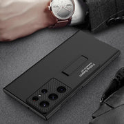 "Ultra-Dünne Magnetische S25ultra Handyhülle mit Ständer - Stoßfest, Hitzebeständig und Abnutzungsresistent in 5 Farben"