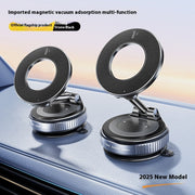 "Magnetischer Handyhalter mit Vakuumsauger, Faltbarer Einstellbarer Autohalterung, Rutschfest, Ideal für Berufspendler"