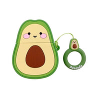 Kreative Avocado Silikonhülle für kabellose Kopfhörer Airpods