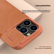 "Premium Kunstleder Handyhülle im Flip-Stil für iPhone 14 Pro Max - Einfaches Design und Schutz"