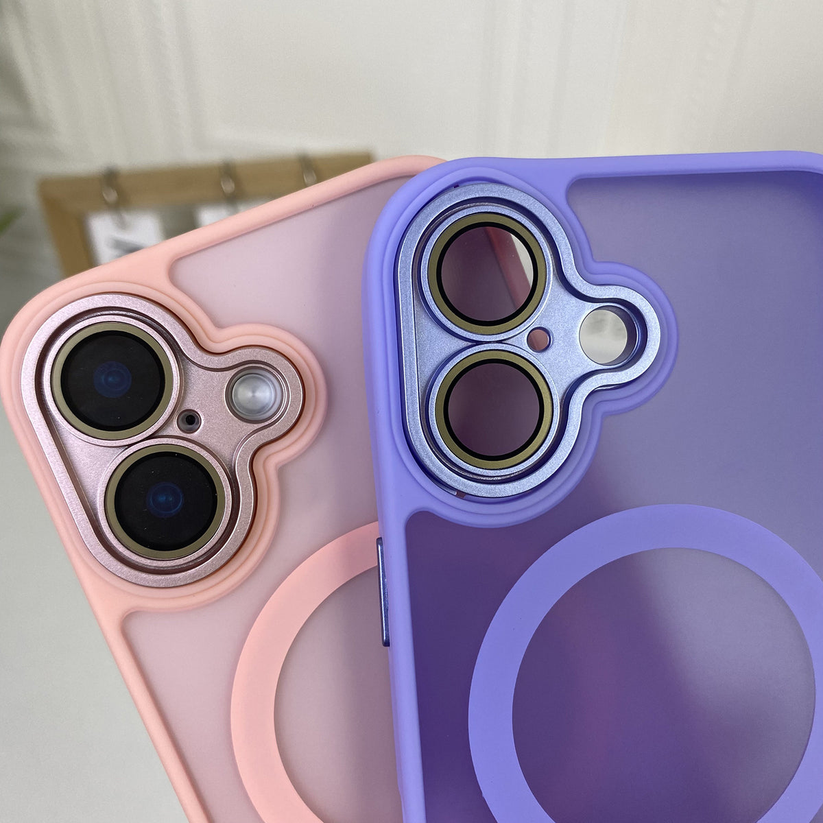 "JD Magnetische Matte Handyhülle - Rundum-Schutz, Sturzsicher, Anti-Fingerabdruck, Kompatibel mit iPhone Modellen"