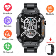 "Multifunktionaler Gesundheitsmonitoring Smartwatch - Blutdruckmessung, Herzfrequenz, Schlafüberwachung und mehr - Wasserdicht und Bluetooth-fähig"