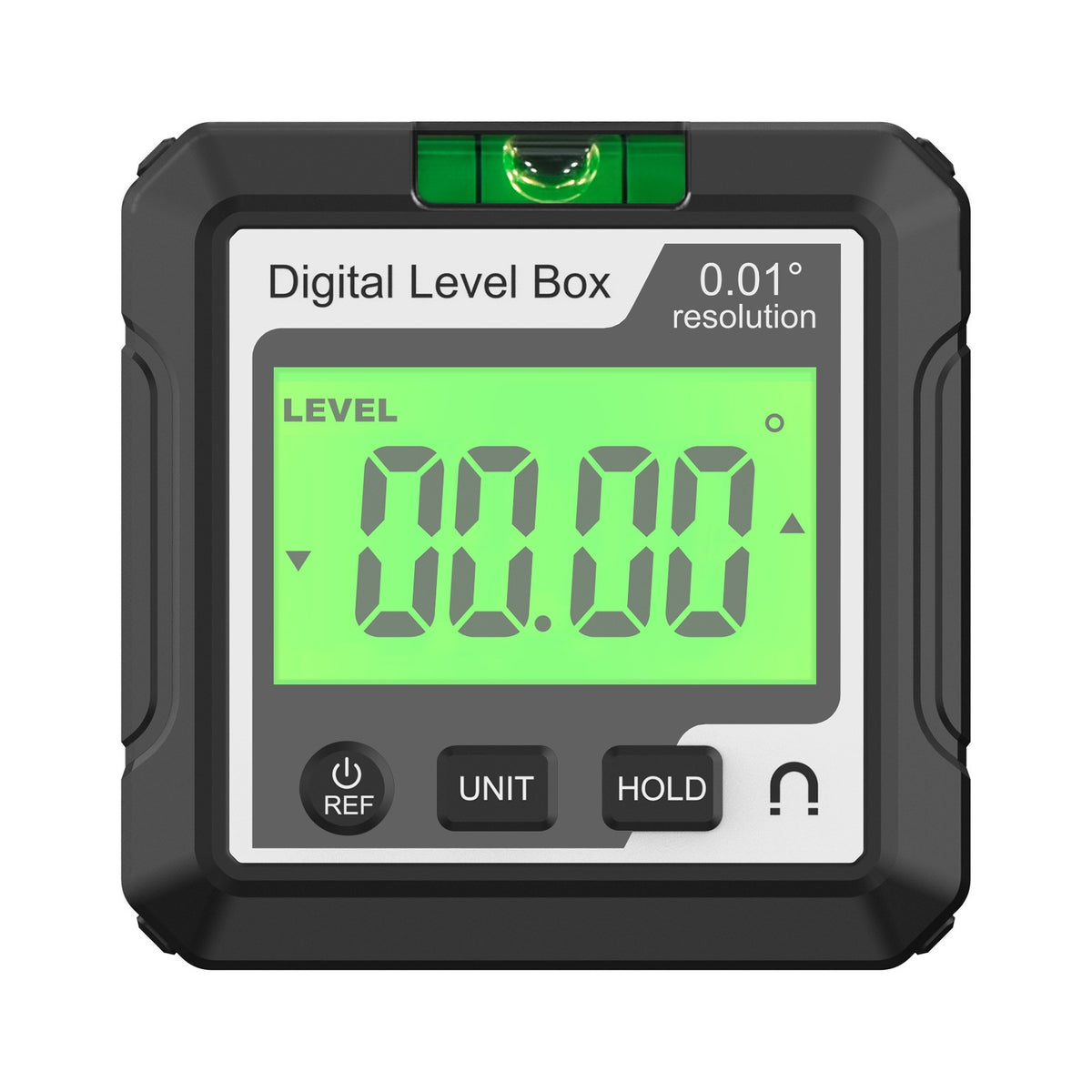 "Digitaler Elektronischer Winkelmesser Inclinometer mit LCD-Hintergrundbeleuchtung, Magnetbasis, Tragbar und Präzise - Multi-Messwerkzeug aus ABS-Kunststoff"