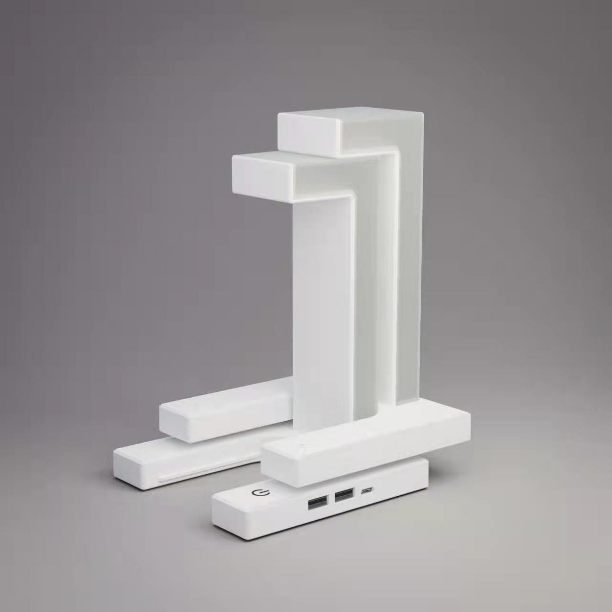 "Designer Balance-Lampe mit kabelloser Smartphone-Ladefunktion und magnetischem Schwebeeffekt für Zuhause und Büro"