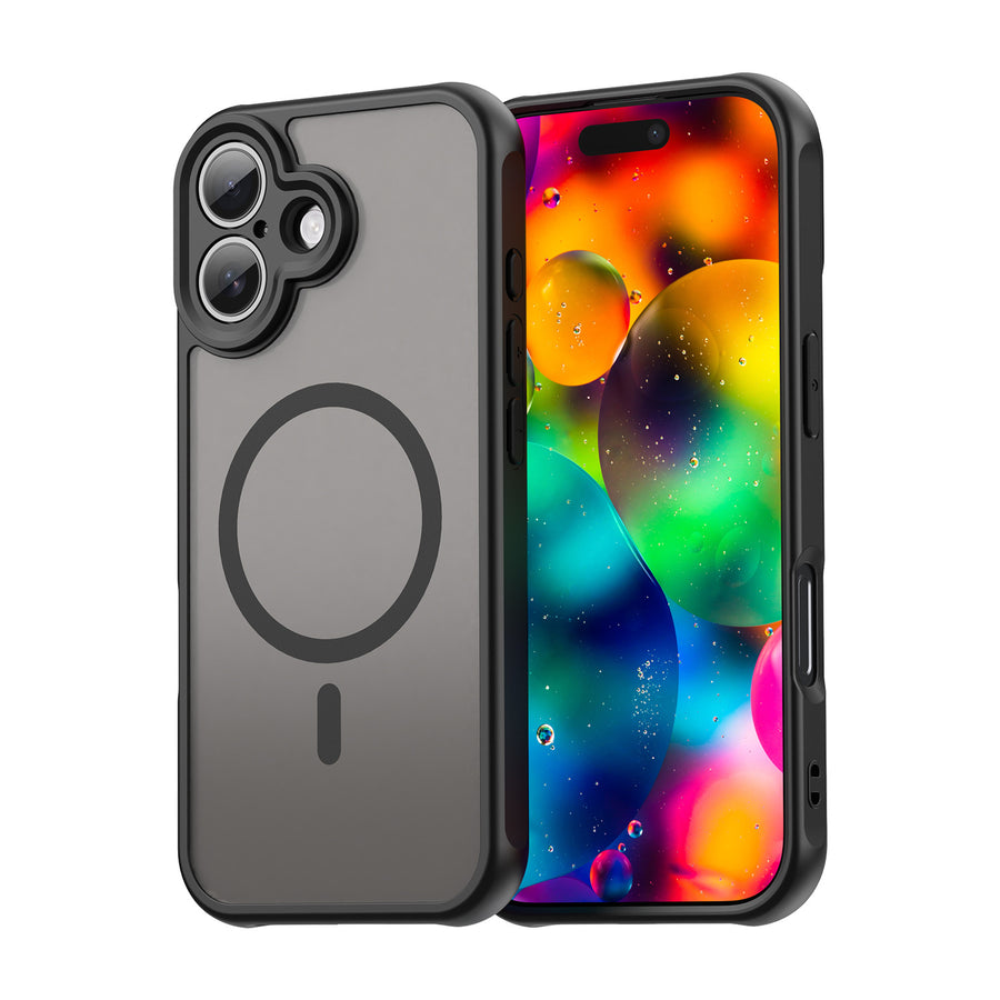 "All-in-One Robuste Matt TPU PC Magnetische Handyhülle - Stoßfest, Anti-Fall, Wärmeableitung für iPhone Modelle"