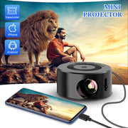 "Ultra-Portabler Mini-Projektor - Taschengroßes Heimkino mit HD-Visuals, Großbildgenuss und Breiter Kompatibilität"