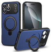 "Großbild-Magnetisches Handyhülle mit Hautähnlicher Oberfläche, Ständer und Stoßfestem Design - Kompatibel mit iPhone"