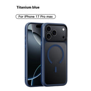"Robuste Magnetische Handyhülle in Matt-Optik, Stoßfest und Fingerabdruckresistent für iPhone - Erhältlich in Vielfältigen Farben"