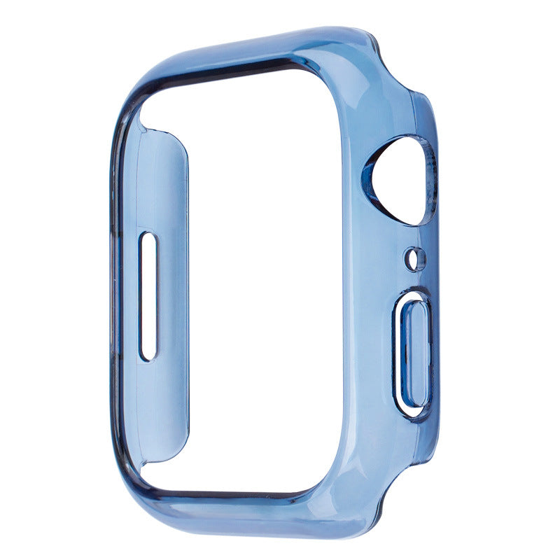 "Modischer Einfarbiger Uhrengehäuse Halbpackung - Kompatibel mit Apple Watch, in Verschiedenen Farben"