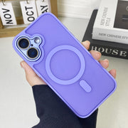 "JD Magnetische Matte Handyhülle - Rundum-Schutz, Sturzsicher, Anti-Fingerabdruck, Kompatibel mit iPhone Modellen"