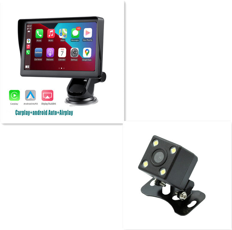 "7-Zoll IPS Auto-Smart-Display mit drahtlosem Carplay und Handy-Projektion für Navigation – Steigern Sie Ihre Fahrsicherheit und -komfort!"