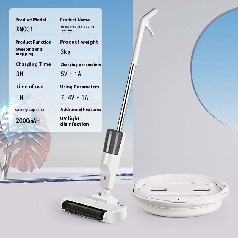 "Kabellose Smart Home Waschmaschine, Handbetrieben, USB-Antrieb, DC-Motor, 10W, 550ml Kapazität - XM001A in Silbergrau & Weiß"