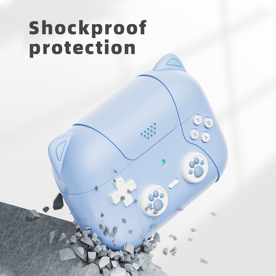 "Charmante Silikon Ohrhörer Schutzhülle, Universal & Tragbar, für Apple Airpods - Dunkelgrau, Hellrosa, Helllila, Hellblau"