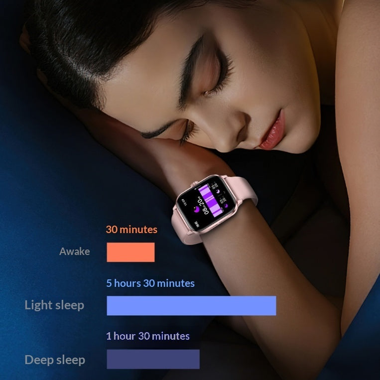 "Multifunktions-Smartwatch mit Herzfrequenzmessung, Blutdrucküberwachung & Bluetooth-Anruf-Funktion - Wasserdicht & NFC-fähig"