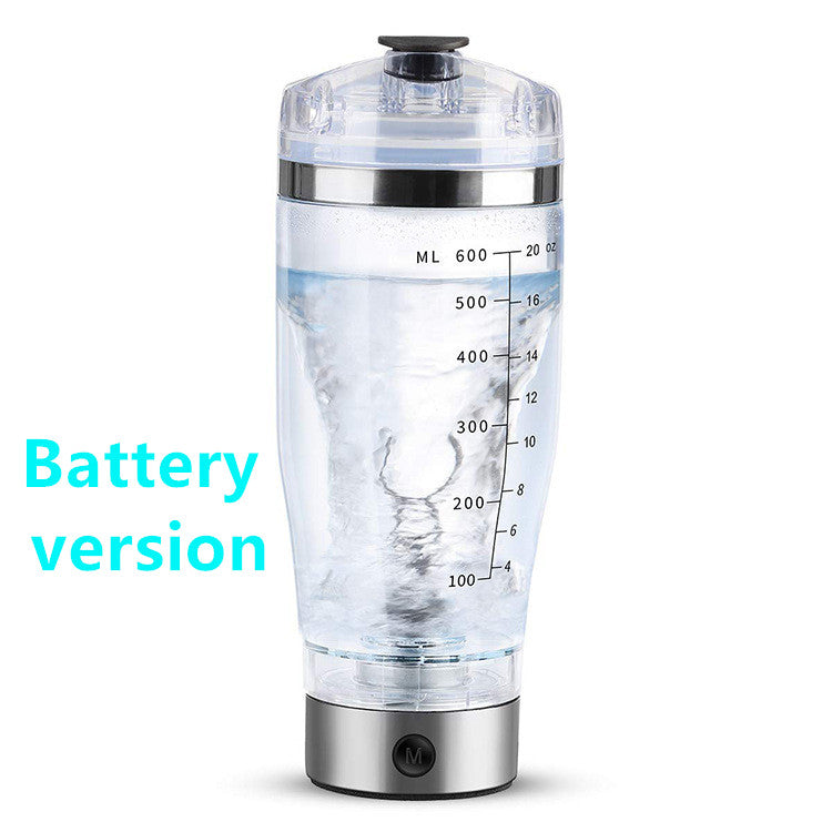 "Elektrischer Eiweiß-Shake-Mixer USB, Tragbarer Milch-Kaffee-Blender, Fitness-Sportflasche 600ml, Leicht zu Reinigen, Perfekt für Unterwegs"