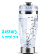 "Elektrischer Eiweiß-Shake-Mixer USB, Tragbarer Milch-Kaffee-Blender, Fitness-Sportflasche 600ml, Leicht zu Reinigen, Perfekt für Unterwegs"