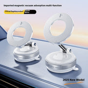 "Magnetischer Handyhalter mit Vakuumsauger, Faltbarer Einstellbarer Autohalterung, Rutschfest, Ideal für Berufspendler"